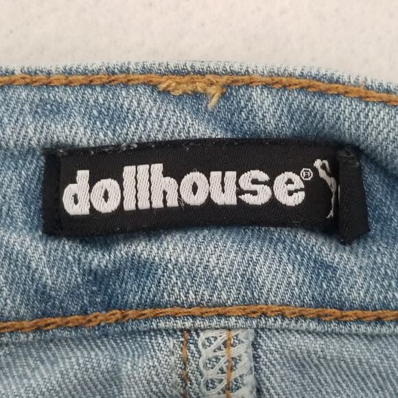 Dollhouse Denim Mini Skirt, Size 9 - Picture 3 of 7